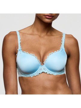 Marie Jo Jane Milky Blue Padded Heartshape Bra